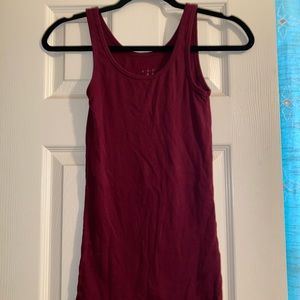 Maroon Tank Top